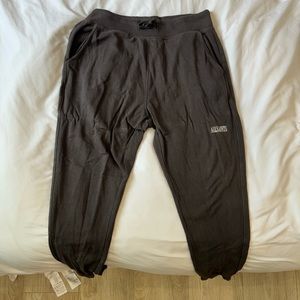 All Saints Washed Brown Sweatpants XL